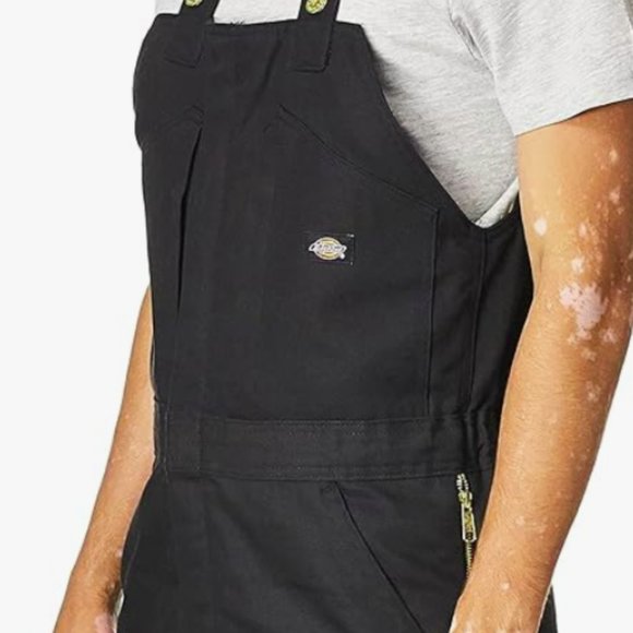 NEW Dickies Mens Insulated Bib Overall XL black - Picture 3 of 4